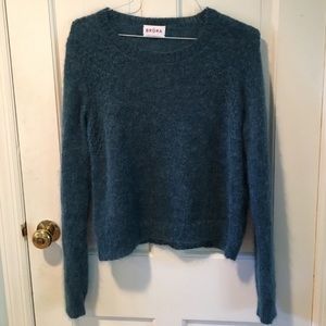 Teal Brora Mohair Sweater